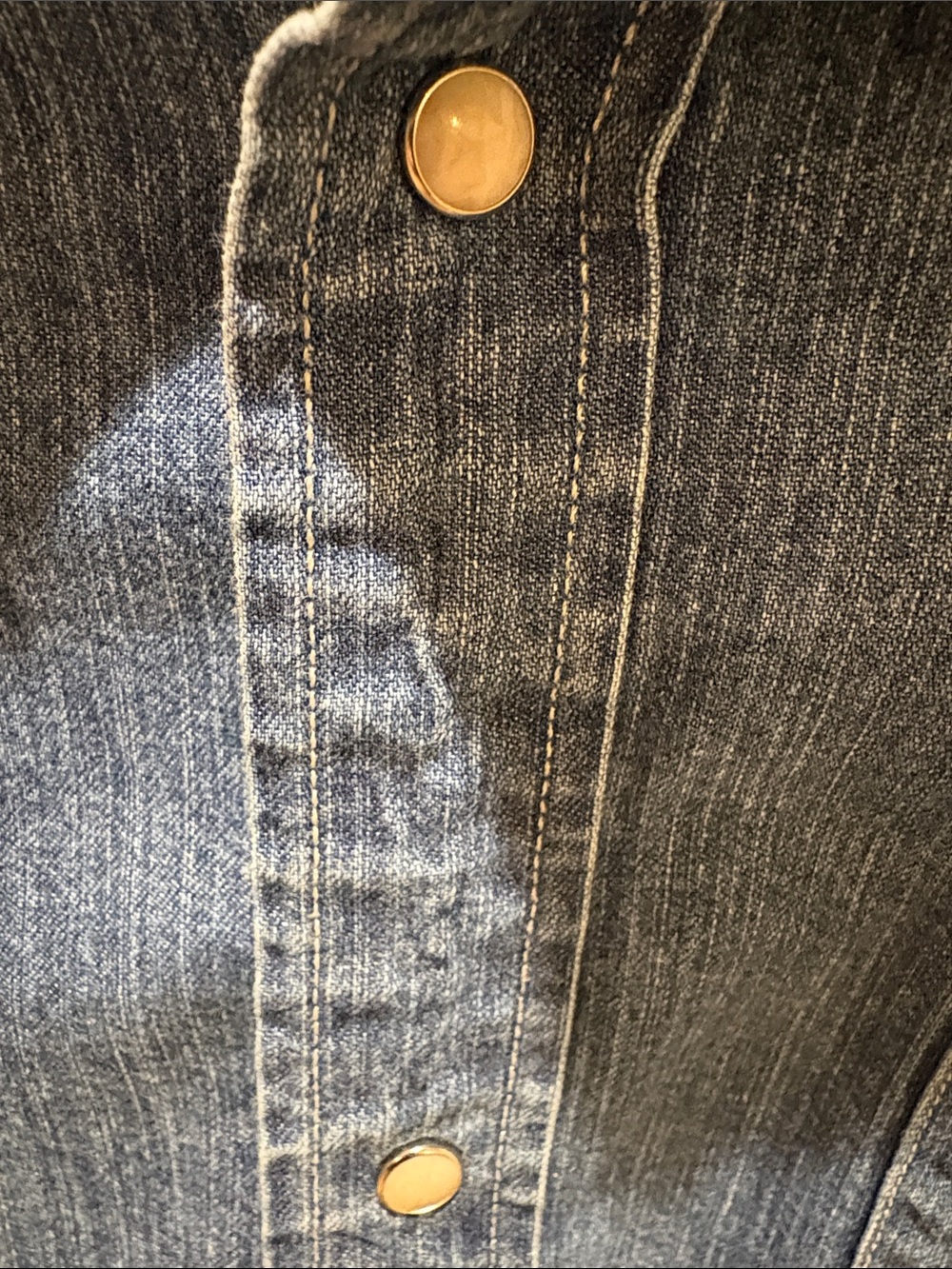 Polo Jeans Co. Ralph Lauren Denim Western Shirt  small and Mother of Pearl snaps - Picture 4 of 11